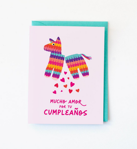 Piñata Cumpleanos Card