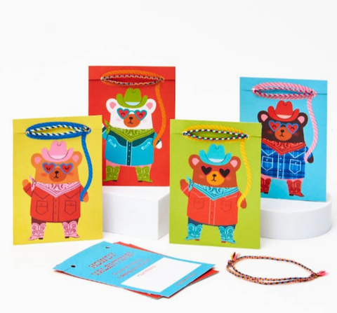 Cowbear Valentines Class Cards 28pk