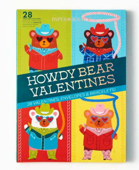 Cowbear Valentines Class Cards 28pk