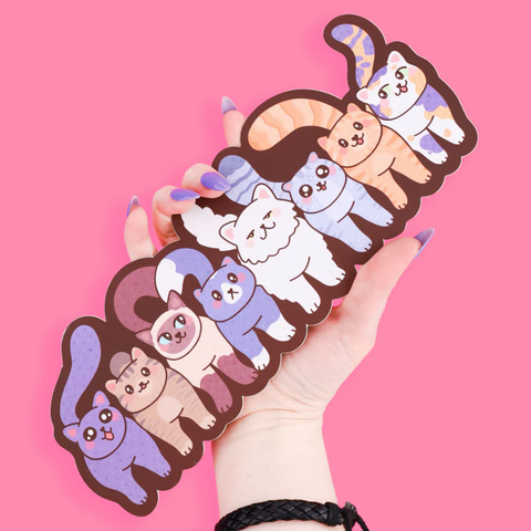 XL Cat Butts Long Bookmark