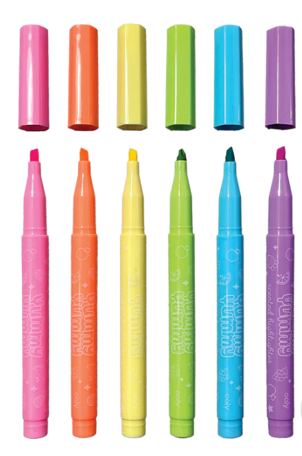 Yummy Yummy Scented Highlighters - Set of 6