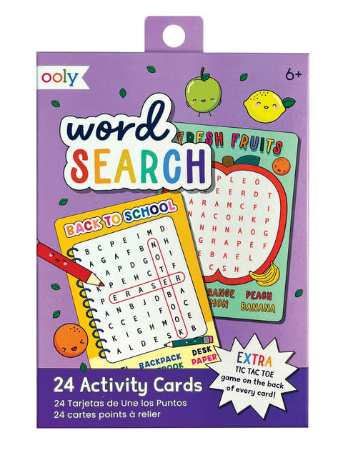 Word Search Activity Cards