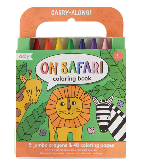 Carry-Along Safari Coloring Book