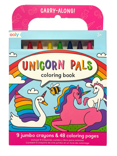 Carry-Along Unicorn Pals Coloring Book