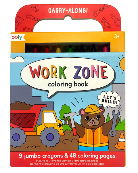 Carry-Along Work Zone Coloring Book