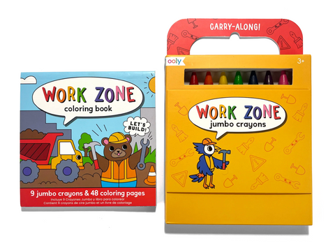 Carry-Along Work Zone Coloring Book