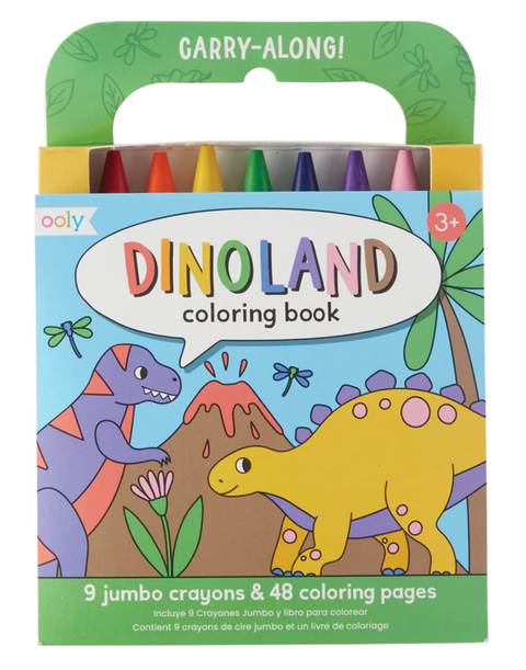 Carry-Along Dinoland Coloring Book