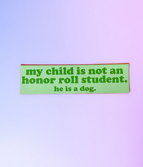 Honor Roll Car Magnet - Green