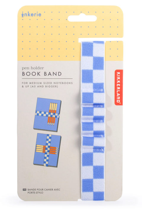 Inkerie Blue Pen Holder Book Band