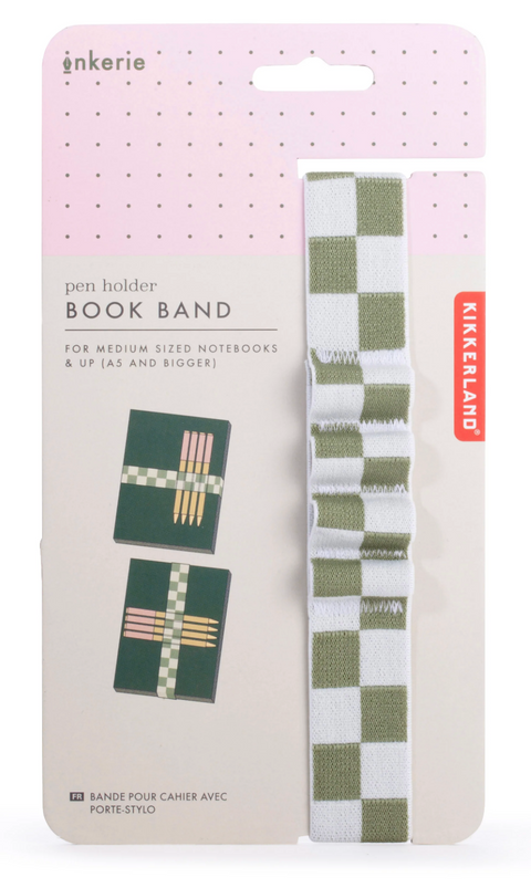 Inkerie Green Pen Holder Book Band