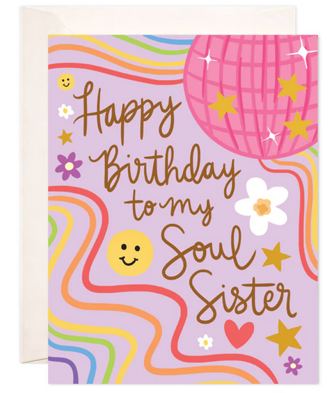 Soul Sister Birthday Card