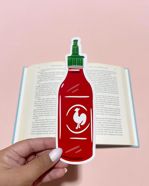 Hot Sauce Die Cut Bookmark