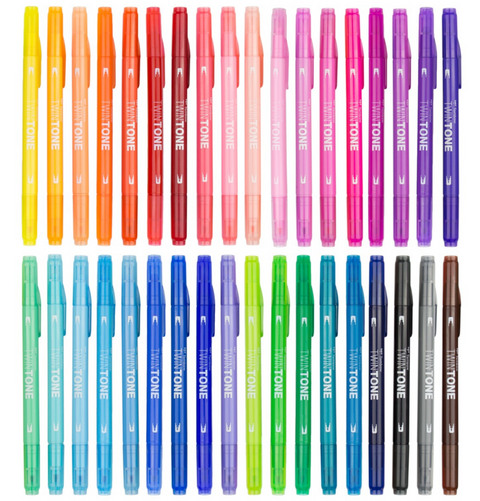 Tombow TwinTone Double-Sided Marker - Yellow Green