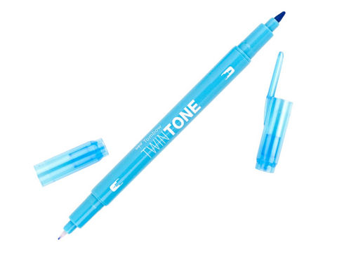 Tombow TwinTone Double-Sided Marker - Light Blue