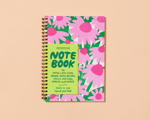 Coneflower Wildflower A5 Notebook