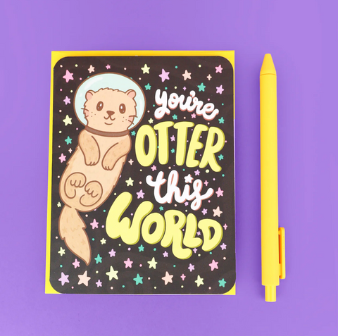 Otter This World Greeting Card