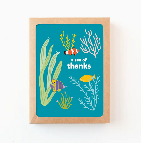 Sea of Thanks Greeting Card | Box Set