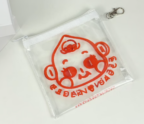 SOOSU: Clear Vinyl Plastic Bag