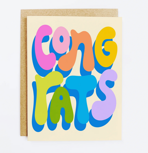 Bubbly Congrats Card