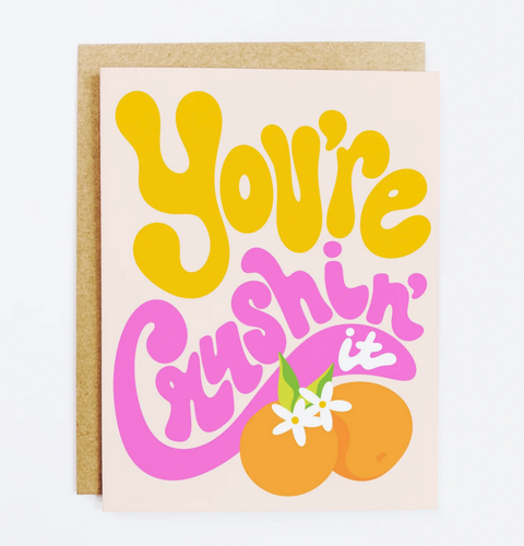 Crushing It Greeting Card