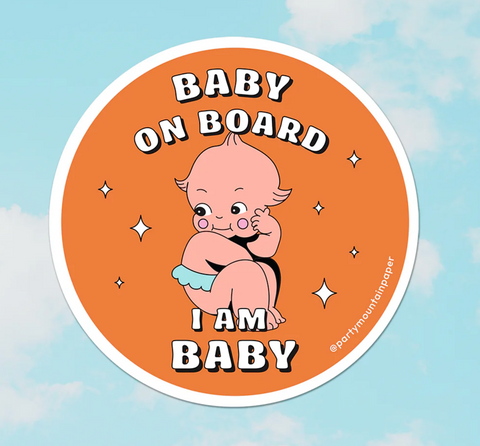 Baby On Board Bumper Sticker