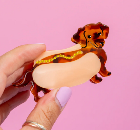 Hot Dog Hair Clip