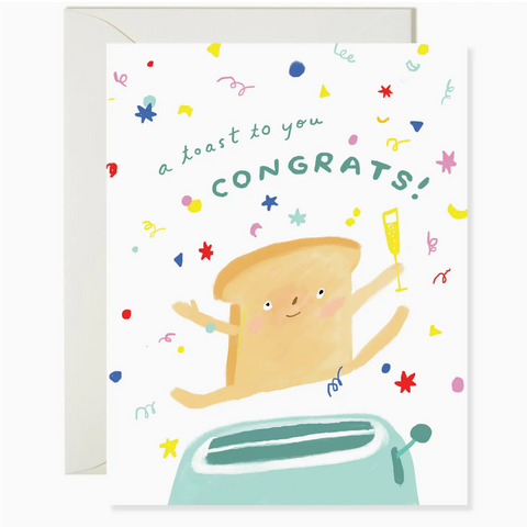 Toast Congrats Card