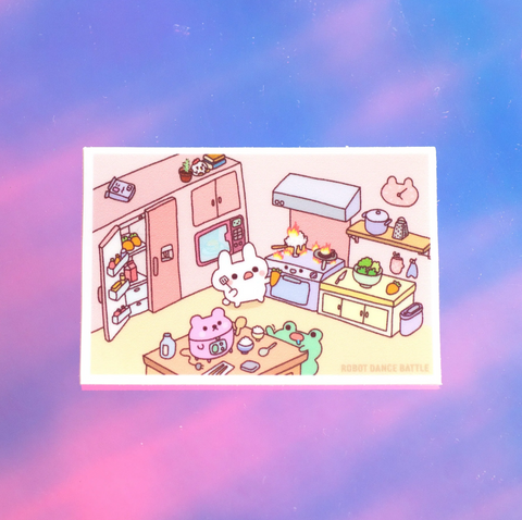 Bunny Kitchen Sticker