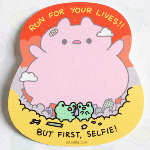 Big Bunny Selfie Sticker