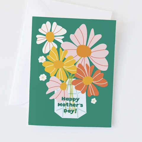 Mother's Day Bouquet Card | Floral Greeting Card For Mom