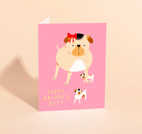 Pug Mama - Mother's Day Card
