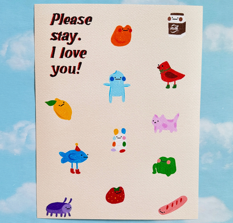 Pls Stay, I Love You Print