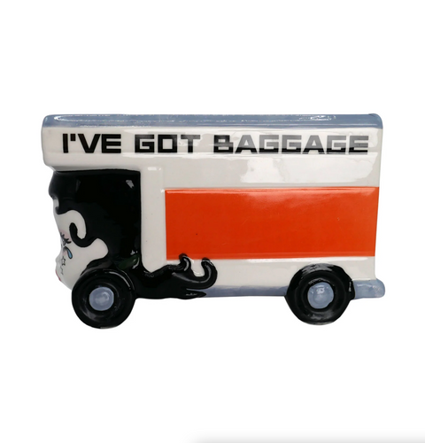 I've Got Baggage Ceramic Planter