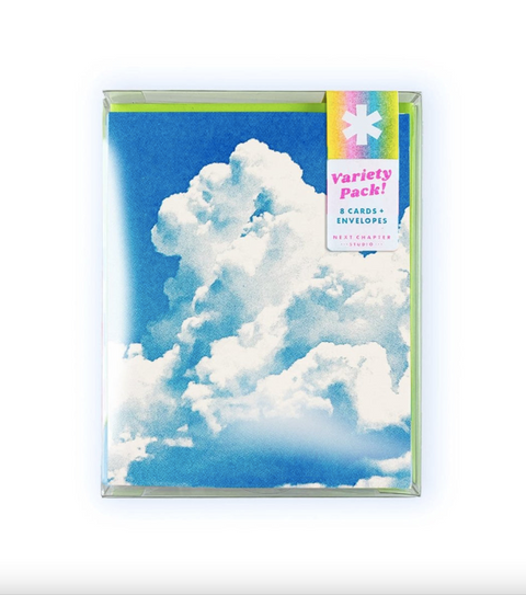 Southwest Clouds - Variety Pack - Risograph Greeting Cards