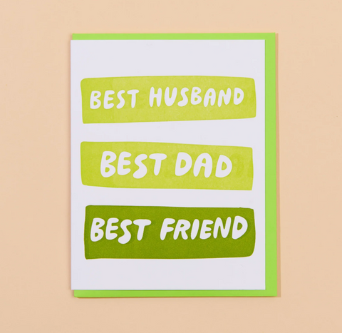 Best Husband/Dad/Friend Card