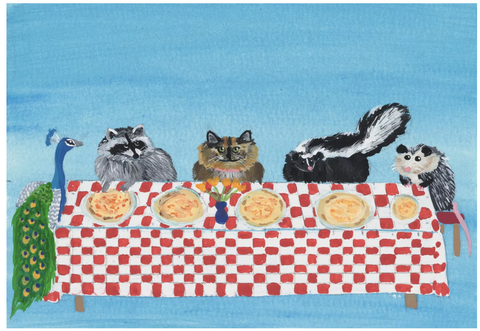 Pizza Party Art Print