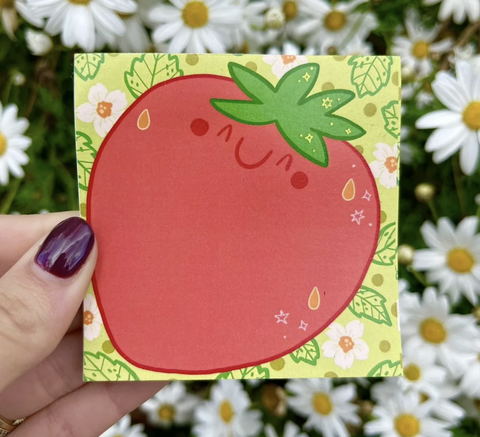 Strawberry Sticky Note Single
