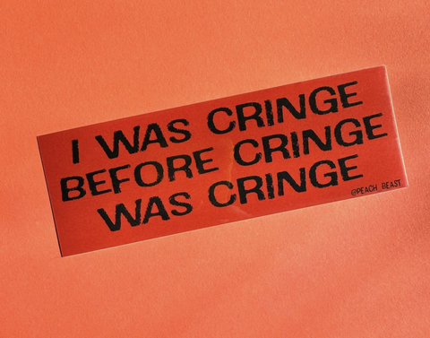 Cringe Sticker