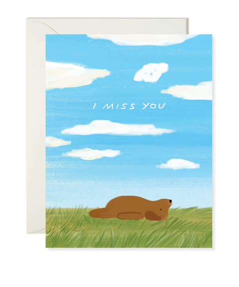 Dog Miss You Card