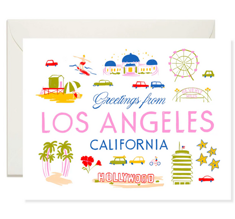 Greetings from Los Angeles Card