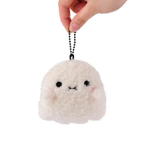 Keyring - Riceboo - White Ghost