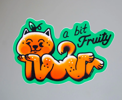 A Bit Fruity Vinyl Sticker
