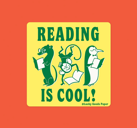 Reading is Cool Sticker