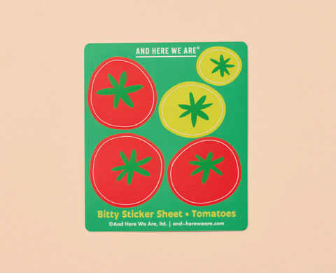Tomatoes Bitty Sticker Sheet