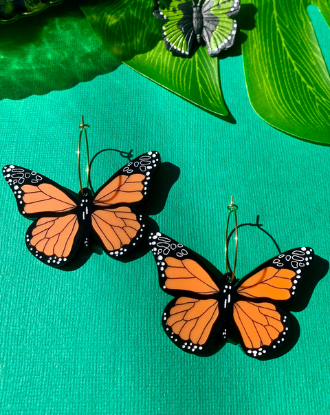 Monarch Butterflies Earrings