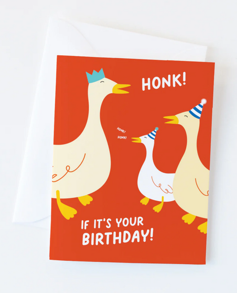 Birthday Honk Greeting Card