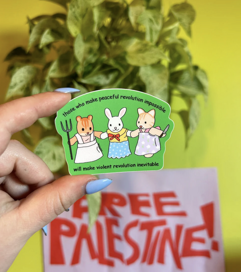 Violent Revolution Critter Sticker