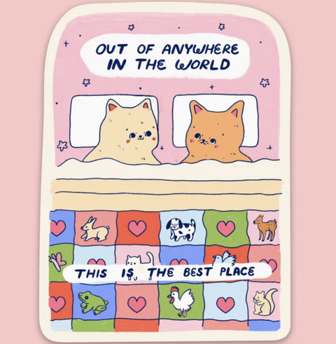 The Best Place Sticker