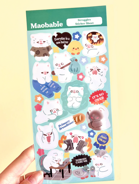Sticker Sheet - Struggles