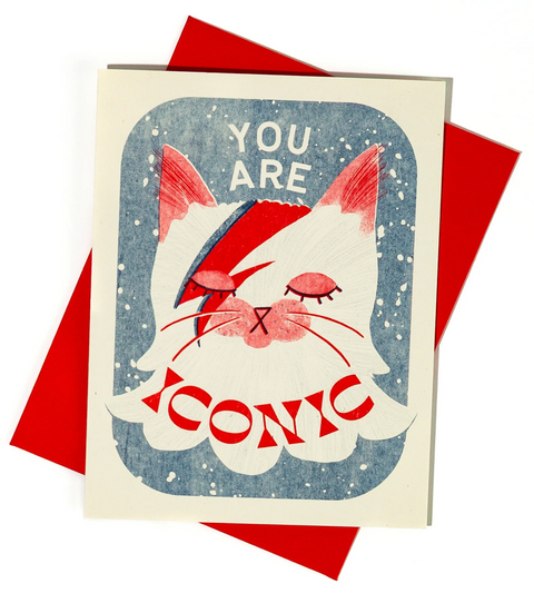 You Are Iconic - Risograph Greeting Card